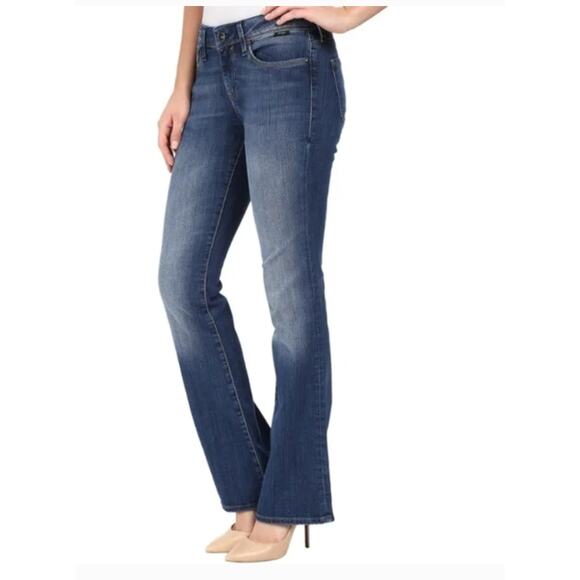 Mavi Gold "Ashley" Mid-Rise Bootcut Blue Jeans 27 NWT - Picture 3 of 7